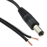 kenable 2.5mm x 5.5mm Male DC Plug to Bare Ended Power Cable 1.5m (~5 feet)