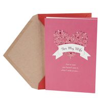 Hallmark Valentine's Day Card for Wife (Gem Heart)