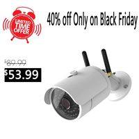 Outdoor Camera, JIMI 3G + WiFi Outdoor Security Camera, Wireless IP Camera Weatherproof Security Camera Surveillance System with Night Vision, Motion Detection - iOS, Android App