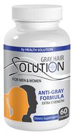 Anti-Aging Hair - Gray Hair Solution - for Men & Women - Extra Strength Formula - Nettle for Hair Loss - 1 Bottle (60 Capsules)