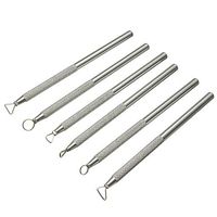COMIART 6 PCS Sludge Pottery Clay Scraper Clay Sculpting Modelling Tools