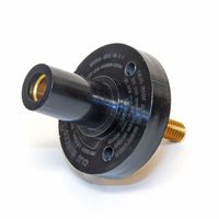 Marinco CLMFRS-AX CLM Cam Type, Mini Panel Mount, 150 Amp, 600 Volt, 3/4" threaded stud, Female - Black (A)