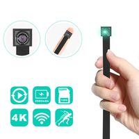 Hidden Camera WiFi Spy Camera, 4K Wireless Camera DIY Mini Camera Home Security Camera Nanny Cam with Remotely View/Motion Detection / 2500mAh Battery, Maximum Support 128G TF Card