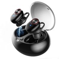 Wireless Earbuds, UTRAI True Wireless Stereo 5.0 Bluetooth Earbuds TWS Earphones Noise Cancelling Headphones in-Ear Sport Headset with IPX5 Waterproof, 6H Playtime per Charge, Built-in Mic (Black)