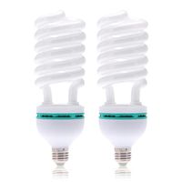 LimoStudio [2-Pack] Photo Studio 85W 6500K Full Spectrum Daylight Energy Saving Compact Fluorescent Spiral Bulb,Day Light Tone, AGG1719