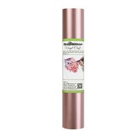 TECKWRAP Rose Gold Metallic Satin Chrome Adhesive Craft Vinyl,1ftx5ft