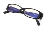 Ladies Computer Glasses with Crystals Design,UV Light Filter Reader Eyeglasses Black +2.50