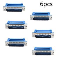 Yohii Serial Port D-SUB DB25 25Pin Male IDC Flat Ribbon Cable Connector for Flat Ribbon Cable Adapter Gender Changer