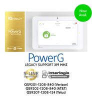 QOLSYS IQ2Plus Panel VERIZON PwrG Legacy Support 319MHz Interlogix/Qolsys Compatible