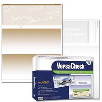 VersaCheck Security Business Check Refills: Form #1000 Business Voucher - Tan - Prestige - 1000 Sheets