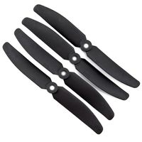 Gemfan 5x4 Propeller - 2 Blade (Set of 4 - Black) FPV Drone Racing