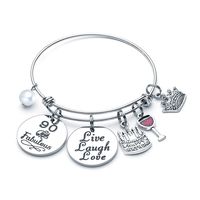 M MOOHAM 90th Birthday Gifts for Grandma - Charm Bracelets 90 Year Old Birthday Gifts for Women Mom Mother Friends Grandma Grandmother Christmas Thanksgiving Birthday Present Jewelry