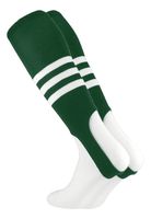MadSportsStuff Baseball Stirrups by TCK Pattern B (Dark Green/White, Medium)