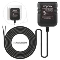 Doorbell Transformer, 24 Volt Transformer Thermostat, Comptible with Honeywell, Nest Ecobee, Sensi,and All Version of Ring Doorbell / 26 ft Cable C Wire Adapter