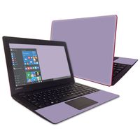 Mightyskins Skin Compatible with Lenovo Ideapad 100s 11.6" - Solid Lavender | Protective, Durable, and Unique Vinyl Decal Wrap Cover | Easy to Apply, Remove, and Change Styles | Made in The USA