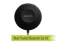 Kinivo BTC450 Bluetooth Hands-Free Car Kit for Cars with Aux Input Jack (3.5 mm) - Supports AptX (Renewed)