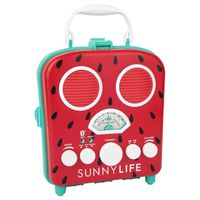 Sunnylife Portable Beach MP3 Speaker with AM/FM Radio and Smartphone Holder
