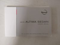 2015 Nissan Altima Sedan Owner's Manual Original