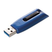 VER49808 - Verbatim 128GB Store n Go V3 MAX USB 3.0 Drive - Black/Blue