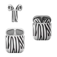 Skin Decals for Apple AirPods - Zebra Stripes - Sticker Wrap Fits 1st and 2nd Generation