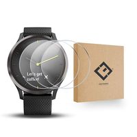 CENTAURUS Screen Protector Replacement for Vivomove HR-(3 Packs) Anti-Scratch Ultra-Thin Shatter Proof HD Clear 9H Hardness Smart Watch Tempered Glass Protective Film fit Vivomove HR (37mm)
