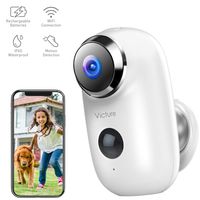 Victure 1080P Home Wireless Security Camera Outdoor Rechargeable Battery Powered Camera with 2-Way Audio PIR Motion Detection IP65 Waterproof and Night Vision