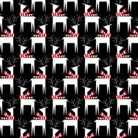 Jillson & Roberts Bulk Gift Wrap, Dashing Deer, 1/4 Ream 208' x 30"