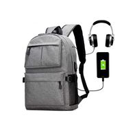 Aibeide Laptop Backpack，Large Capacity College Backpack with USB Charging and Headphone Port Lightweight Travel Backpack，Fit 15.6 Inch Laptop
