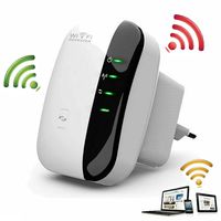 Wireless-N Wifi Repeater 802.11N/B/G Network Wi Fi Routers 300Mbps Range Expander Signal Booster Extender Wifi Ap Wps Encryption^.EU plug