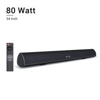 80Watt 34Inch Sound bar, BYL Soundbar Bluetooth 5.0 Wireless and Wired Home Theater Speaker (DSP, Bass Adjustable, Optical Cable Included, Worry-Free 90-Day Trial, 2019 Upgraded)