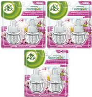 Air Wick Scented Oil White Lilac, Magnolia & Cherry Blossom Twin Refill (2X.67) oz (Pack of 3)