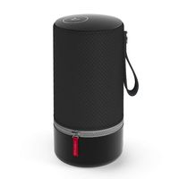 Libratone Zipp Wifi Bluetooth Smart Speaker, 360° Loud Stereo Sound with Dual Mic Build-in, 15W Woofer Deep Bass, 12 Hour Playtime, Airplay2 and Spotify connect, Work with Alexa(Nordic Black)