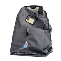 BobbiBaby Car Seat Travel Bag - Durable Heavy Duty Nylon Backpack Style For Baggage Check-In -Adjustable Padded Straps, Carry Handle, Storage Pouch - Protect Your Child's Car Seat - New and Improved