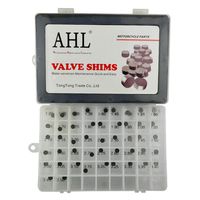 AHL Adjustable Valve Shim Kit 7.48mm O.D. 1.20mm-3.50mm Thick for Kawasaki KX250F KX250 F 2004-2012 (47pcs)