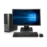 Dell Optiplex 990 SFF Desktop - Intel Core i5 3.1GHz, 16GB DDR3, New 1TB Hard Drive, Windows 10 Pro 64-Bit, WiFi, DVDRW + New Dell 24in LCD Monitor (Renewed)