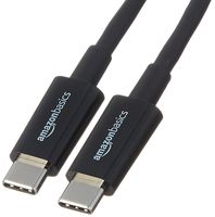AmazonBasics USB Type-C to USB Type-C 2.0 Charger Cable - 9 Feet (2.7 Meters) - Black (Renewed)