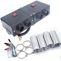 Kinbelle Car Truck Fan Heater Windscreen Demister Defroster Defogger Heating Warmer Windscreen Compact Air Heater 12V 800W