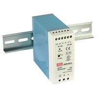 MEAN WELL MDR-60-24 DIN-Rail Power Supply 24V 2.5 Amp 60W (Renewed)