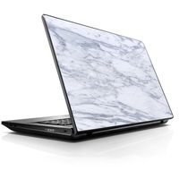 15 15.6 inch Laptop Notebook Skin vinyl Sticker Cover Decal Fits 13.3" 14" 15.6" 16" HP Lenovo Apple Mac Dell Compaq Asus Acer / Grey White Standard Marble