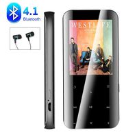 MP3 Player with Bluetooth 4.1, Music MP3 Player with FM Radio, Portable HiFi Lossless Sound 16GB+128GB 1.8 Inches 3D Curved Screen MP3 Player with Speaker (Headphone Include)