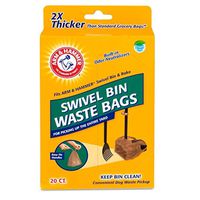 Arm & Hammer Swivel Bin Waste Bags, 20 Count, 1 Pack