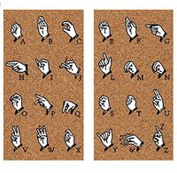 HomArt Fireplace Matches, Large, Sign Language Design
