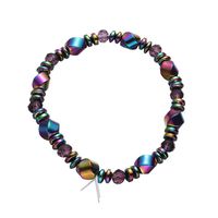 Heallily Magnetic Therapy Bracelet Healthy Magnetic Bracelet Anklets Jewelry for Men Women Arthritis Carpal Tunnel Colorful
