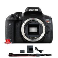 Canon EOS Rebel T6i Digital SLR (Body Only) - Wi-Fi Enabled International Version (No Warranty)