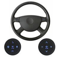 XISEDO Steering Wheel Control Buttons 10 Keys Car Steering Wheel Controller Wireless Remote Control Universal for Car Stereo, GPS Navigator, DVD Player