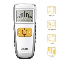 Stud Finder Wall Scanner, 4 in 1 Electric Stud Sensor Beam Finders Wall Detector Center Finding with HD LCD Display and Audio Alarm, Accurate and Fast Location for Studs/Wood/Metal/Live AC Wires