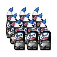 Lysol Lime & Rust Remover Toilet Bowl Cleaner, 216oz (9X24oz), 10X Cleaning Power