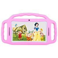 Kids Tablet Android 7.1, 7 Inch, HD Display, Quad Core, Children Tablet, 1GB RAM + 8GB ROM, with WiFi, Dual Camera, Bluetooth, Educational,Touch Screen Kid Mode,Parental Control (Pink)