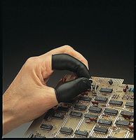 North 125LNR White Medium Nitrile Powder Free Finger Cot - 2.75 in Length - NORTH 125LNR/M [PRICE is per BAG]