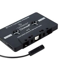 CICMOD Car Audio Cassette Adapter Tape Aux Receiver BT 5.0 for iPhone iPod Android Black